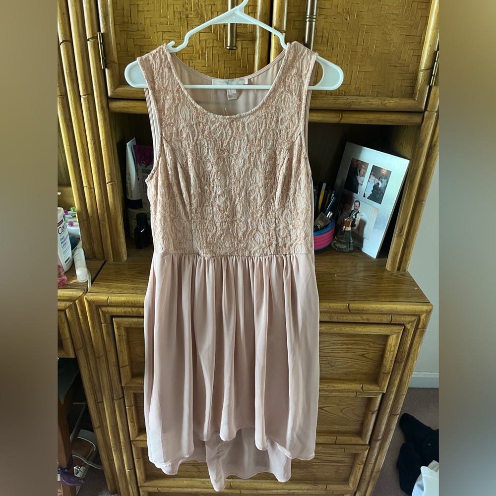 Forever 21 Blush Pink Lace Dress